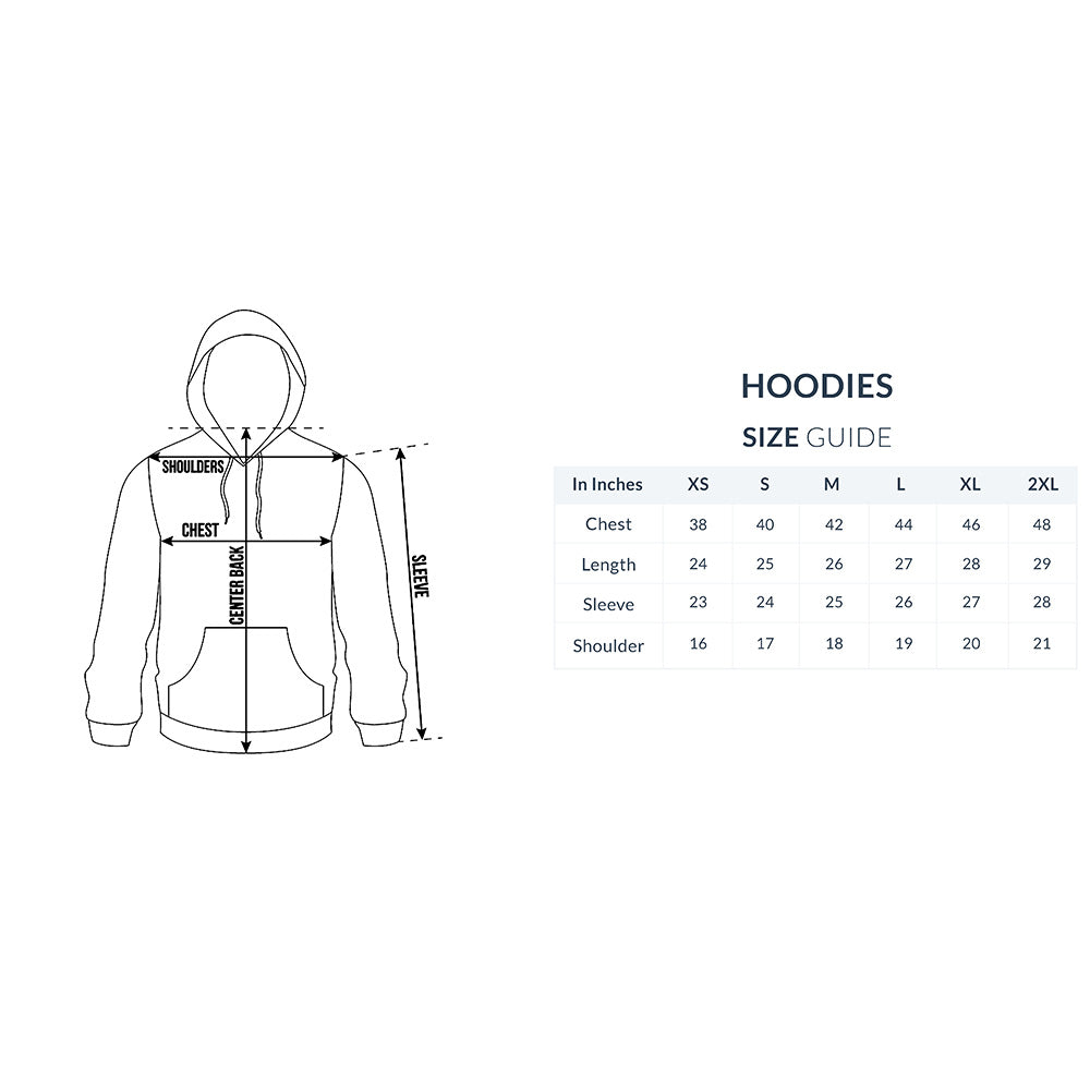 Hoodie Size Guide From Kashiba U