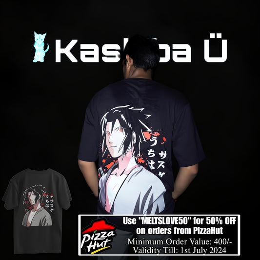 Naruto - Sasuke Uchiha - Oversized T-shirt [PREMIUM]