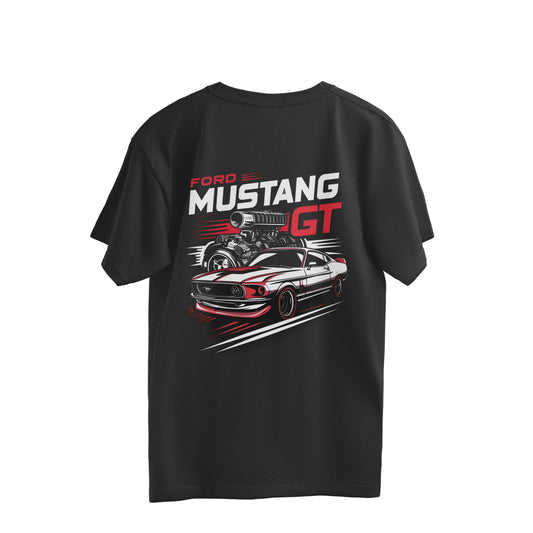 Ford Mustang Gt 1967 - Oversized T-shirt