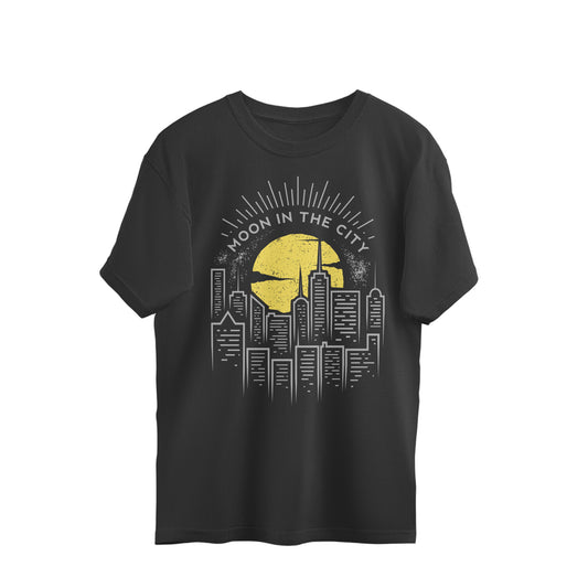 Moon In The City - Overszied T-shirt