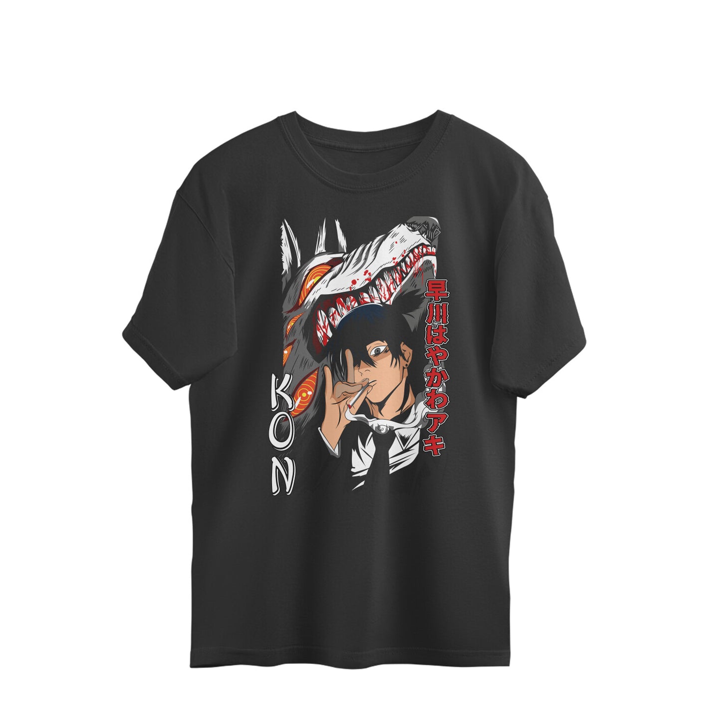 Chainsaw Man - Kon - Fox Devil - Oversized T-shirt