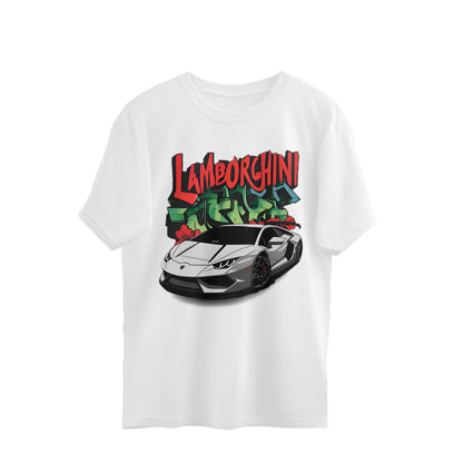 Lamborghini Graffiti Style - Oversized T-shirt
