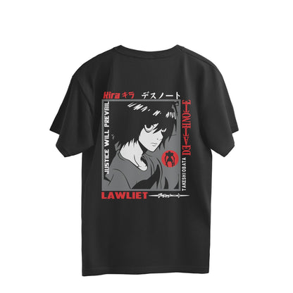 Death Note - L Lawliet - Oversized Tshirt - Kashiba Store