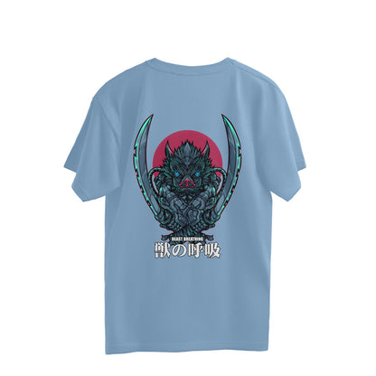 Demon Slayer - Inosuke Hashibira - Beast Form - Oversized Tshirt - Kashiba Store