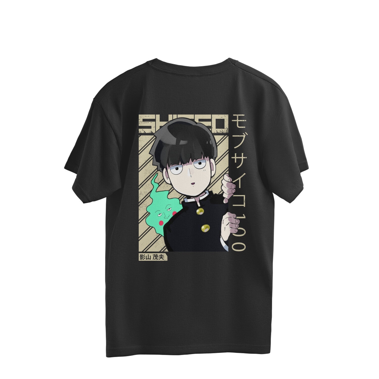 Mob Psycho - Shigeo Kageyama and Dimple - Oversized Tshirt - Kashiba Store