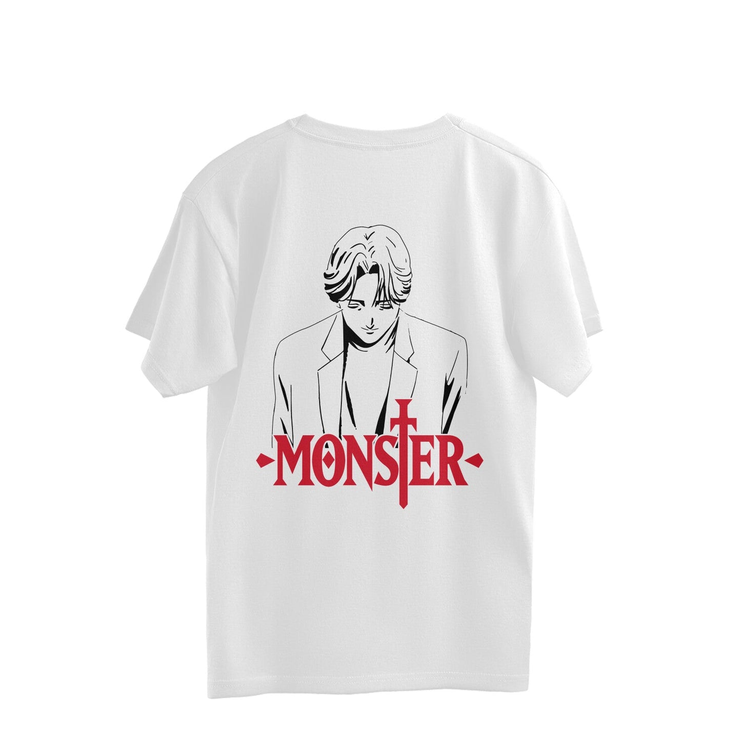 Monster - Johan Liebert Sketch - Oversized Tshirt - Kashiba Store