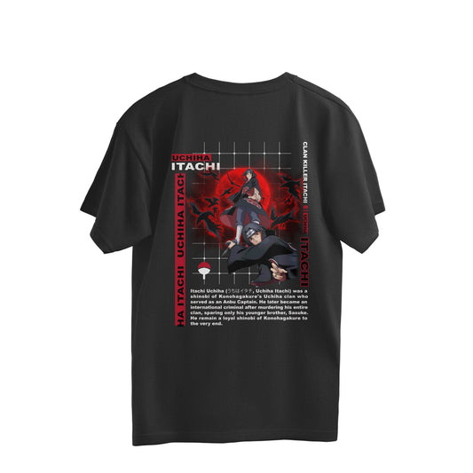 Naruto - Itachi - The God Of Genjutsu - Oversized Tshirt [PREMIUM] - Kashiba Store