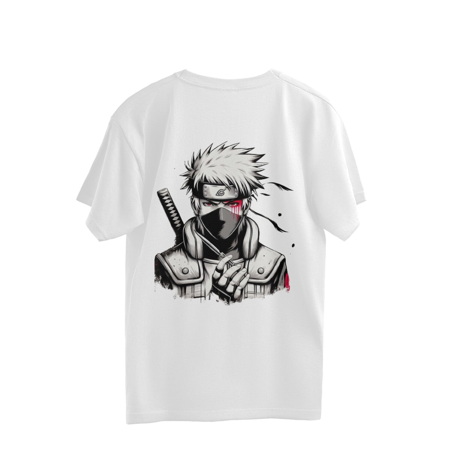 Naruto - Kakashi Sketch - Oversized T-shirt [PREMIUM] - Kashiba Store