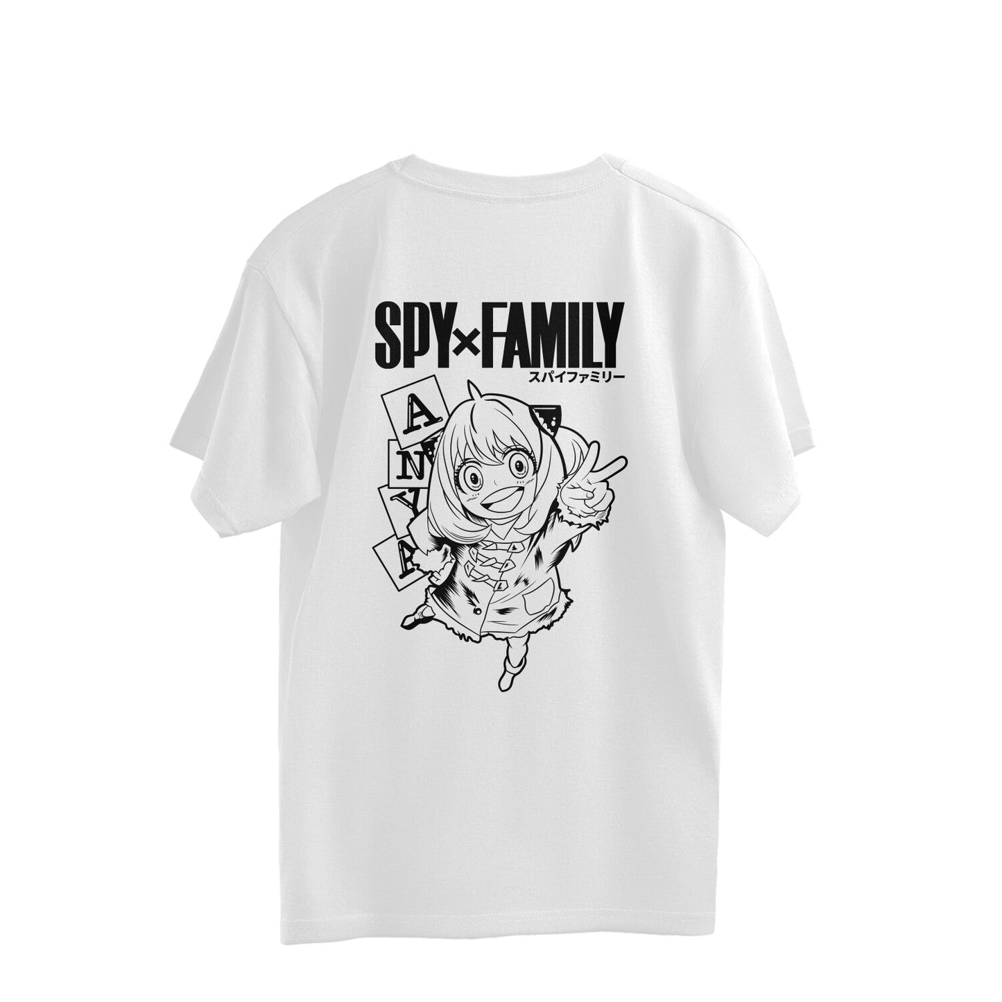 Spy X Family - Anya Forger - Monotone Colour - Oversized Tshirt - Kashiba Store